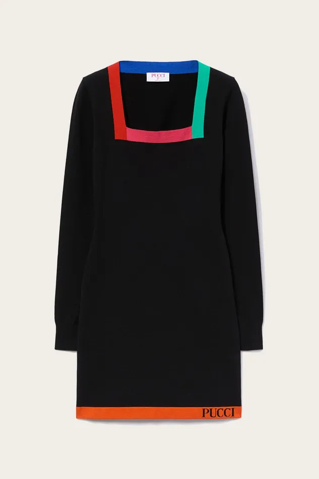 Knitwear Women PUCCI Colourblock Mini Dress