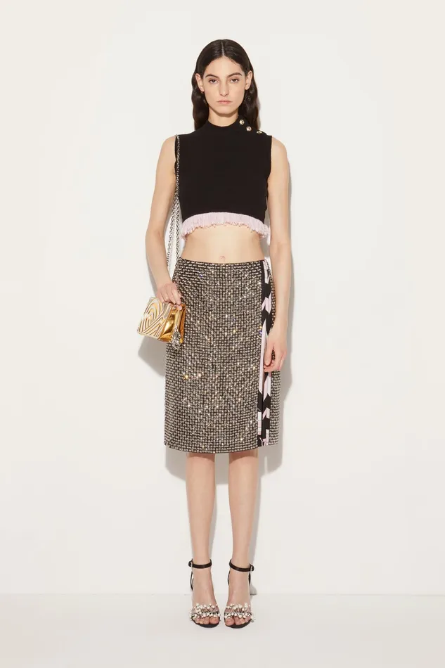 Knitwear Women PUCCI Fringed Crop Top