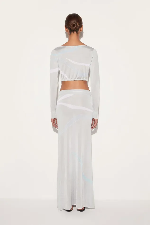 Knitwear Women PUCCI MarmoJacquard Crop Top