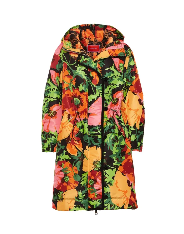 La Doublej After Party Parka Wonderland Black In Faille Women Outerwear