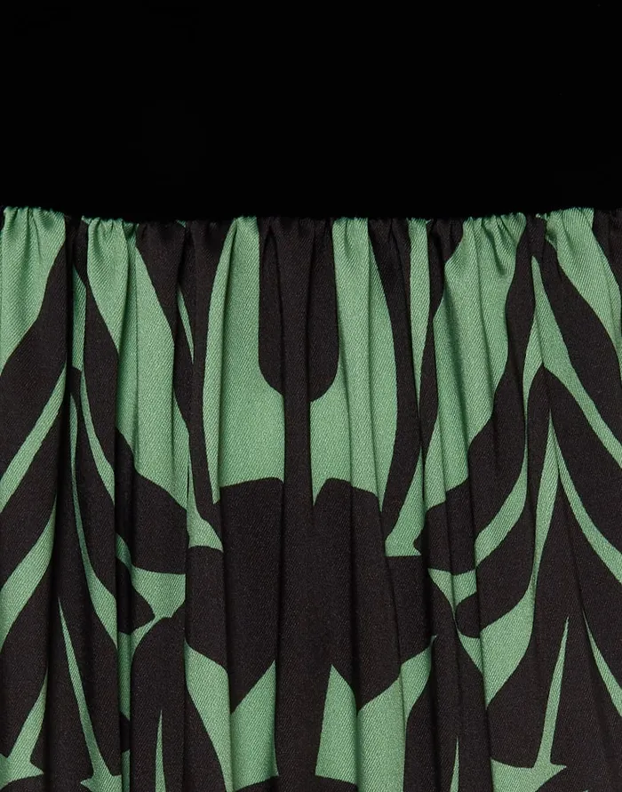 La Doublej Big Dress Papyrus Green In Twill Women Dresses