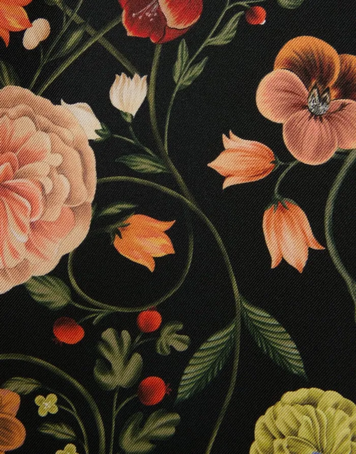 La Doublej Charming Top Botticelli Black In Silk Twill Women Shirts and Tops