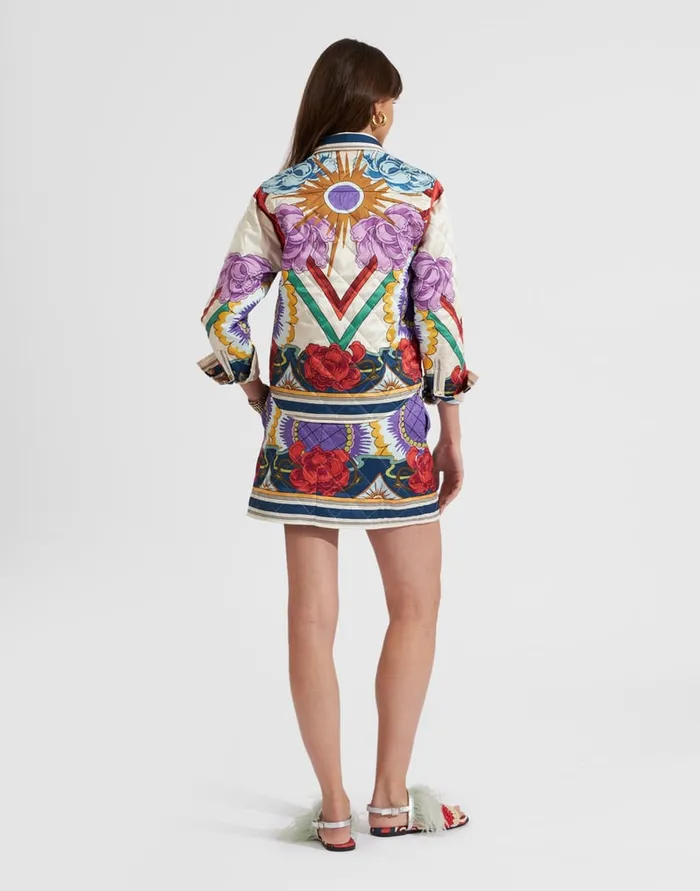 La Doublej Edie Jacket Taormina Place Ivory In Twill Women Outerwear