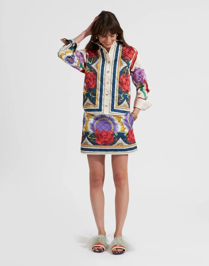 La Doublej Edie Jacket Taormina Place Ivory In Twill Women Outerwear