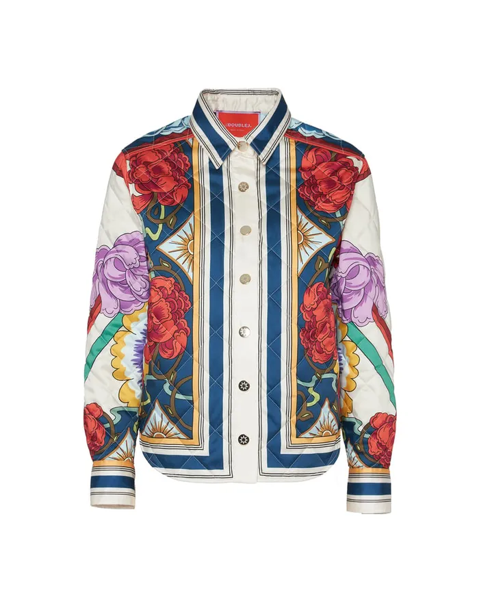 La Doublej Edie Jacket Taormina Place Ivory In Twill Women Outerwear