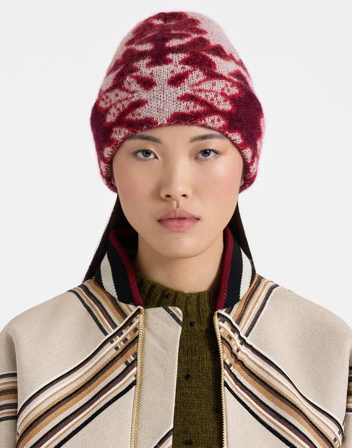 La Doublej HalfLight Hat Herald Cream In Light Mohair Women Hats