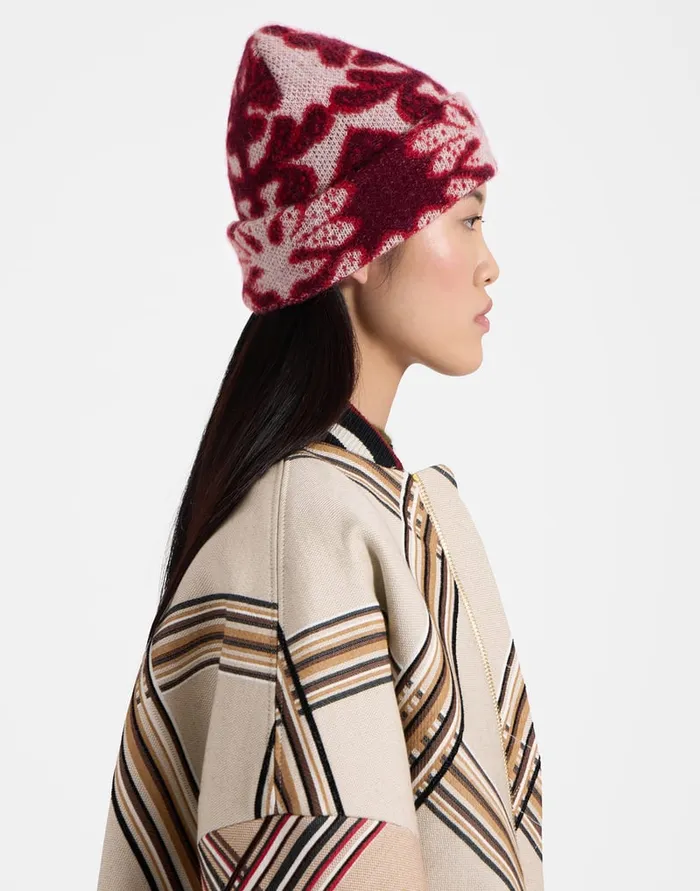 La Doublej HalfLight Hat Herald Cream In Light Mohair Women Hats