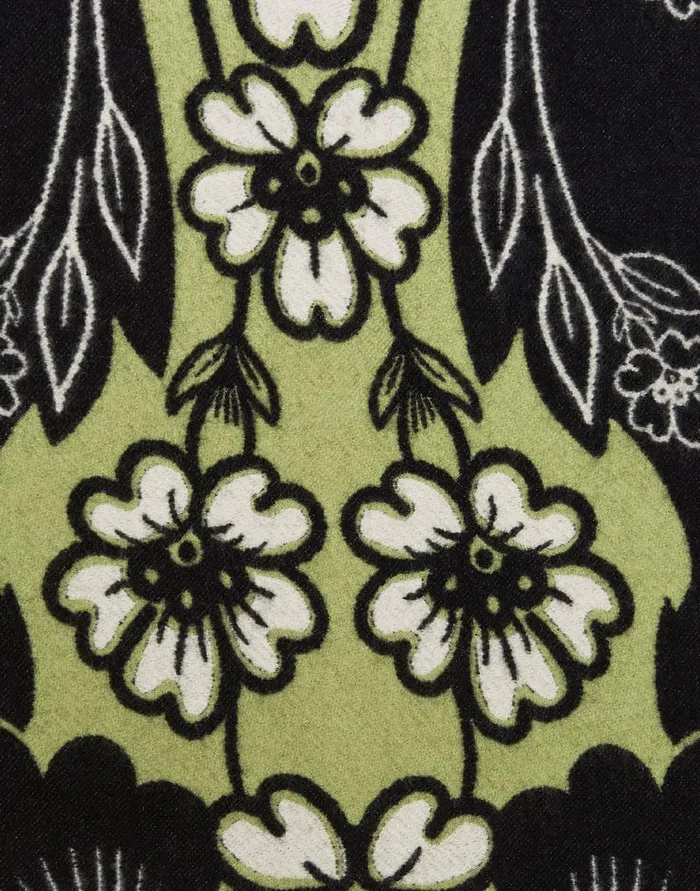 La Doublej Herald Scarf Mayfair Black In Wool Silk Women Foulards and Scarves