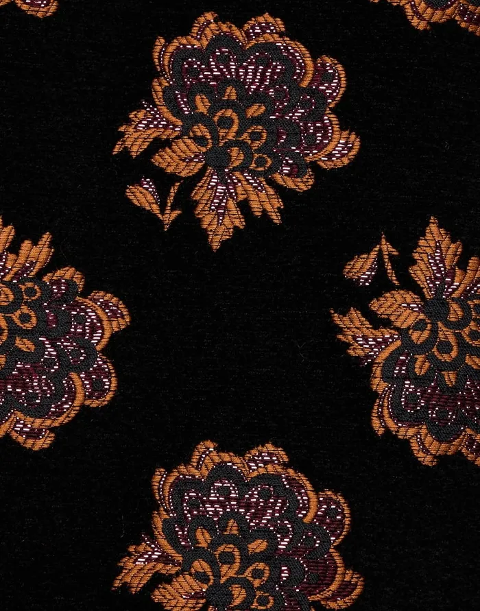 La Doublej Kelly Jacket Rosette Black In Jacquard Women Outerwear