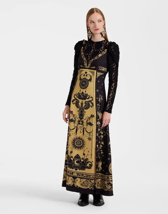 La Doublej La Favorita Dress Boboli Place Black In Silk Women Party Dressing