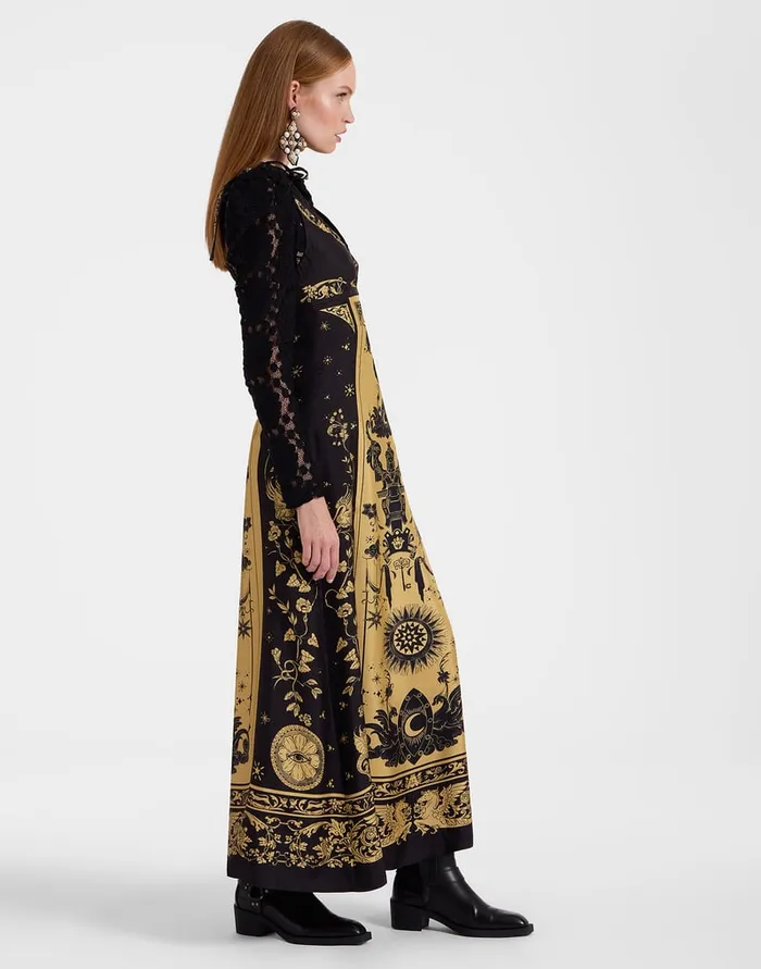 La Doublej La Favorita Dress Boboli Place Black In Silk Women Party Dressing