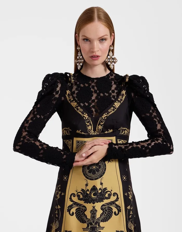 La Doublej La Favorita Dress Boboli Place Black In Silk Women Party Dressing