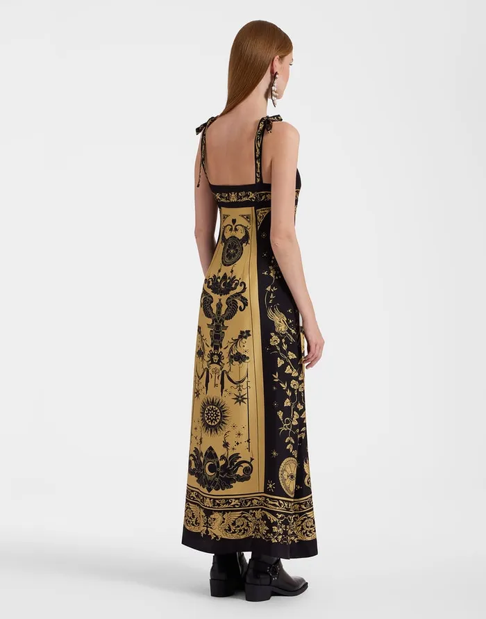 La Doublej La Favorita Dress Boboli Place Black In Silk Women Party Dressing