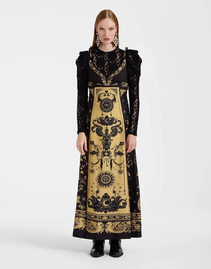 La Doublej La Favorita Dress Boboli Place Black In Silk Women Party Dressing