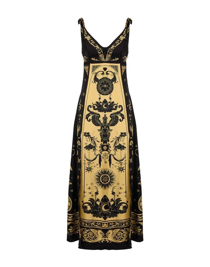La Doublej La Favorita Dress Boboli Place Black In Silk Women Party Dressing