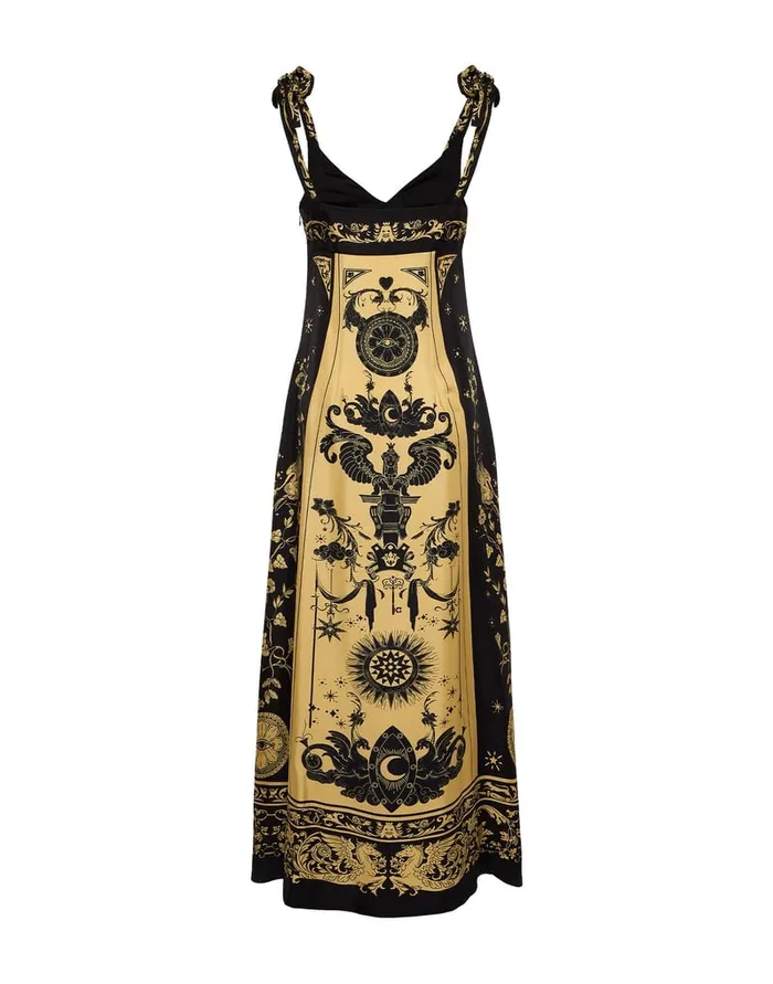 La Doublej La Favorita Dress Boboli Place Black In Silk Women Party Dressing