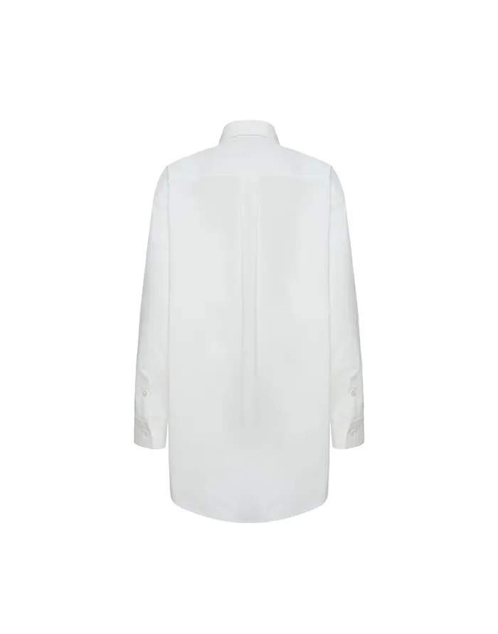 La Doublej Lacey Better Than Your Boyfriend039s Shirt Solid Ivory In Sangallo Women Shirts and Tops