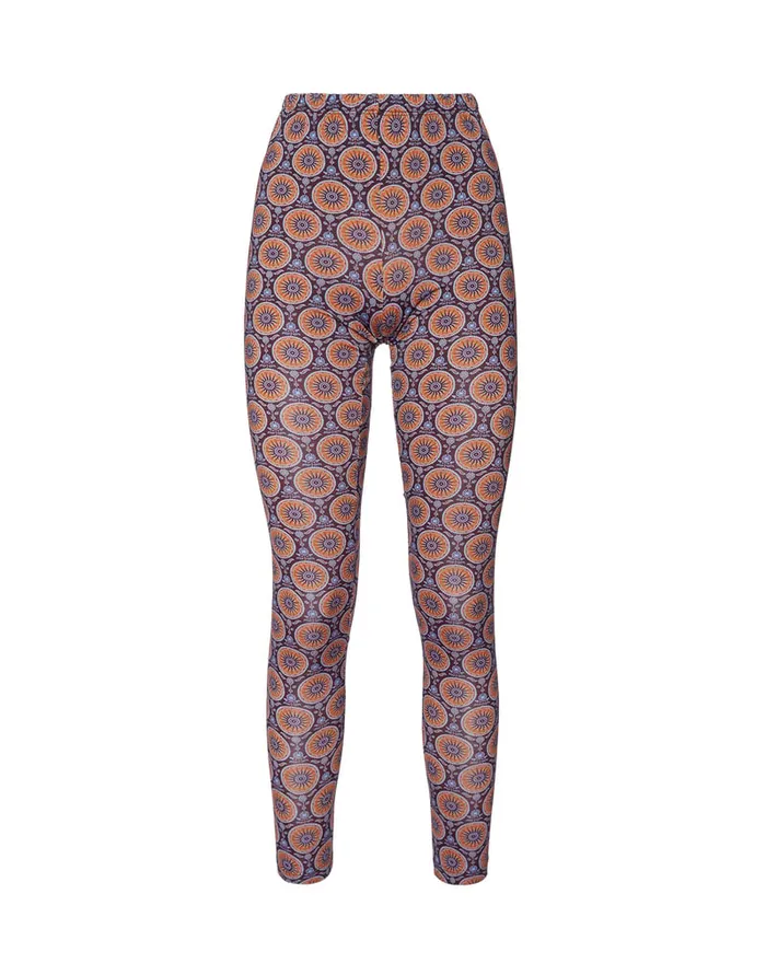 La Doublej Leggings Sovereign Mini Purple In Skinny Jersey Women Loungewear