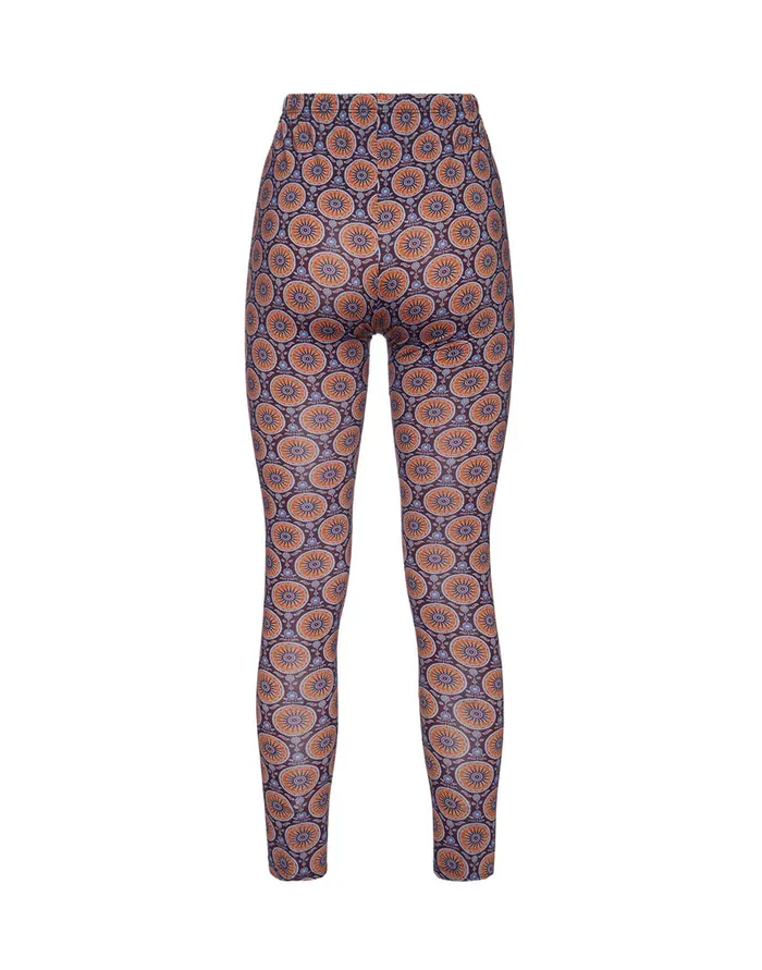 La Doublej Leggings Sovereign Mini Purple In Skinny Jersey Women Loungewear