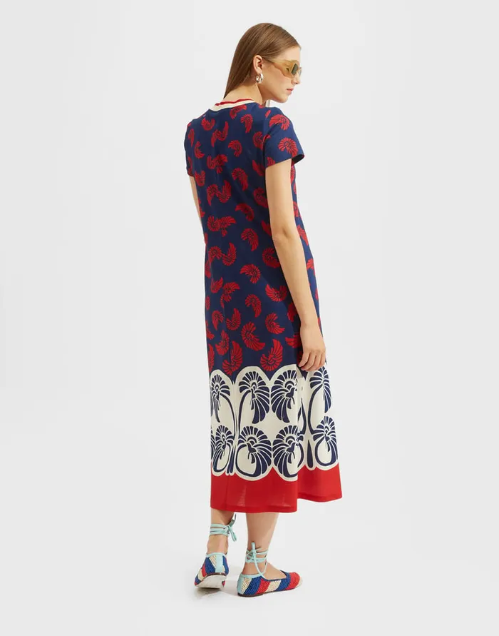 La Doublej Sporty Swing Dress Palmetto Place In Cotton Jersey Women Dresses