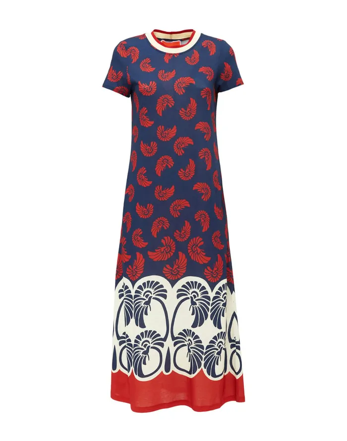 La Doublej Sporty Swing Dress Palmetto Place In Cotton Jersey Women Dresses