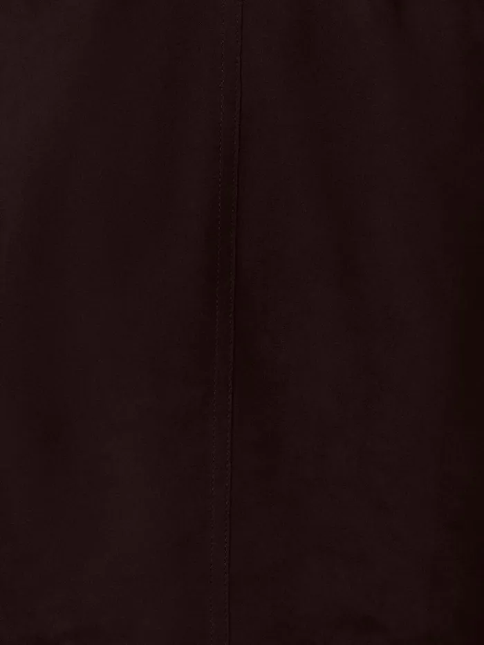 Lambskin Suede Short Jacket Blackberry Women Akris Jackets