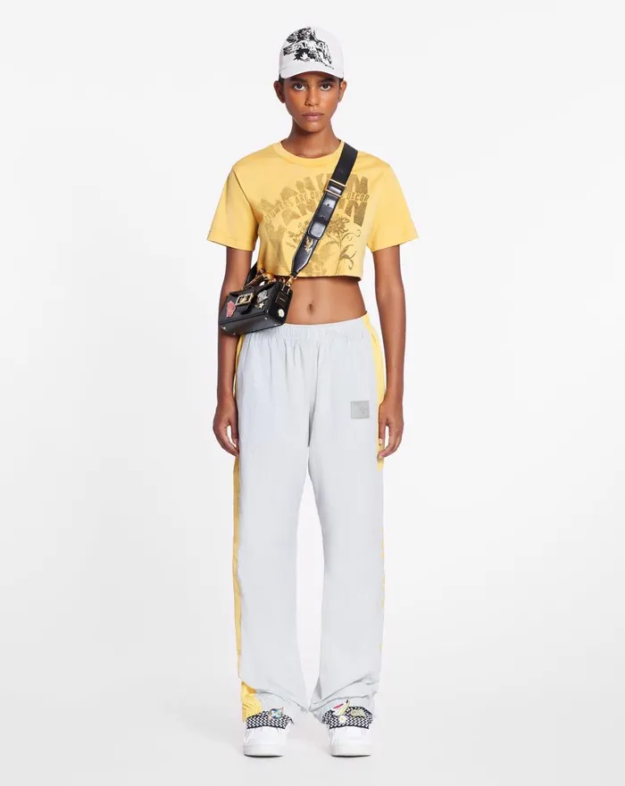 Lanvin X Future Cropped Printed Tshirt Corn Women Lanvin TShirts and Sweatshirts Lanvin X Future Cropped Printed Tshirt Corn Women Lanvin TShirts and Sweatshirts