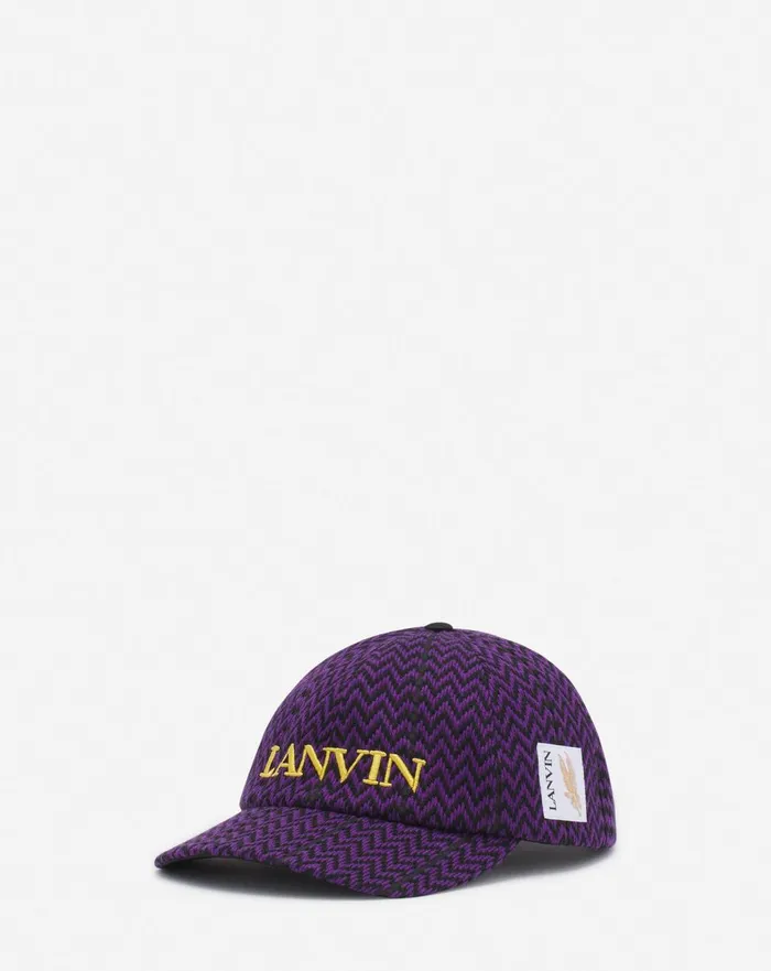 Lanvin X Future Curb Cotton Cap Blackpurple Reign Women Lanvin Hats Lanvin X Future Curb Cotton Cap Blackpurple Reign Women Lanvin Hats