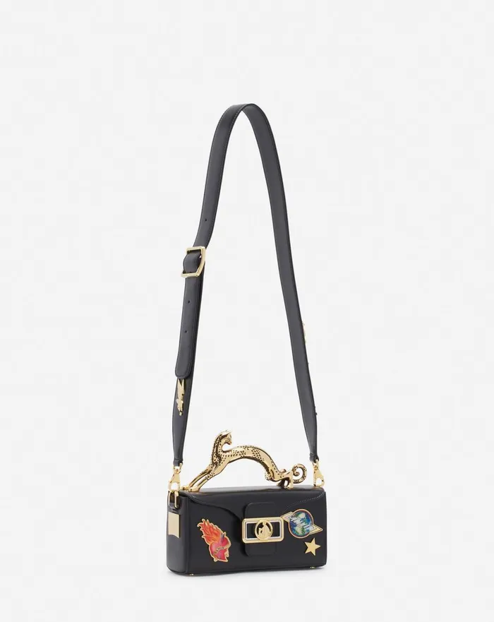 Lanvin X Future Pencil Cat Nano Leather Bag With Pins Blackmulticolour Women Lanvin Pencil Lanvin X Future Pencil Cat Nano Leather Bag With Pins Blackmulticolour Women Lanvin Pencil