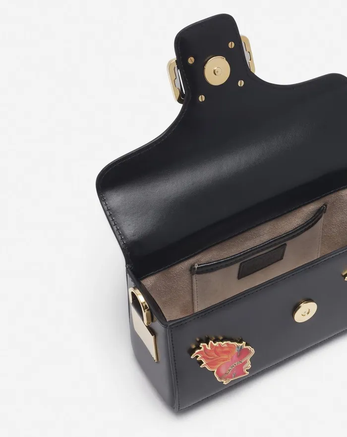 Lanvin X Future Pencil Cat Nano Leather Bag With Pins Blackmulticolour Women Lanvin Pencil Lanvin X Future Pencil Cat Nano Leather Bag With Pins Blackmulticolour Women Lanvin Pencil