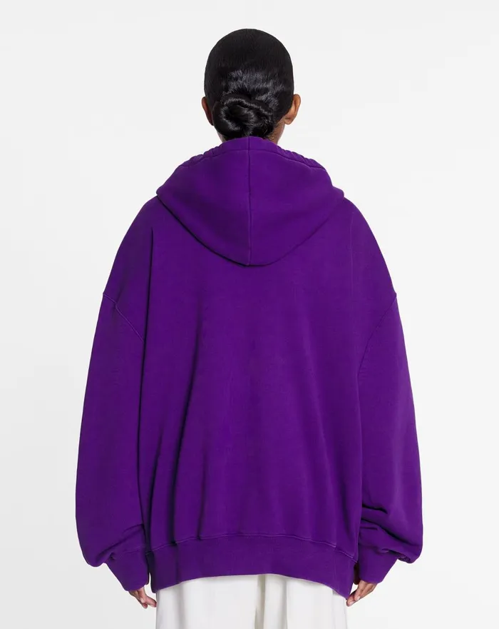 Lanvin X Future Unisex Baggy Hoodie With Eagle Print Purple Reign Men Lanvin Knitwear and Sweatshirts Lanvin X Future Unisex Baggy Hoodie With Eagle Print Purple Reign Men Lanvin Knitwear and Sweatshirts