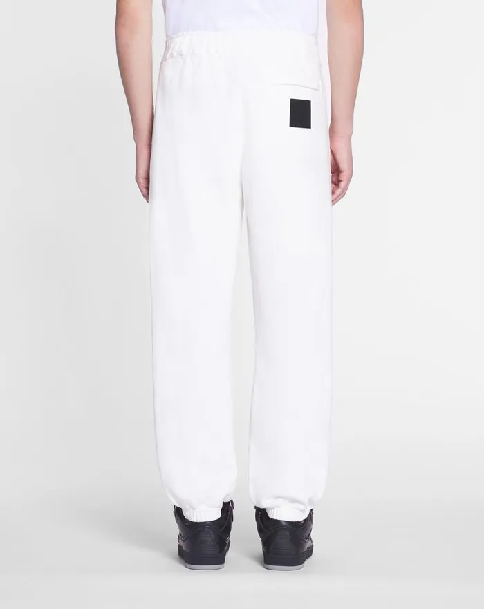 Lanvin X Future Unisex Logo Jogging Pants White Mustang Women Lanvin Pants Lanvin X Future Unisex Logo Jogging Pants White Mustang Women Lanvin Pants