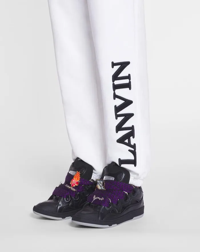 Lanvin X Future Unisex Logo Jogging Pants White Mustang Women Lanvin Pants Lanvin X Future Unisex Logo Jogging Pants White Mustang Women Lanvin Pants