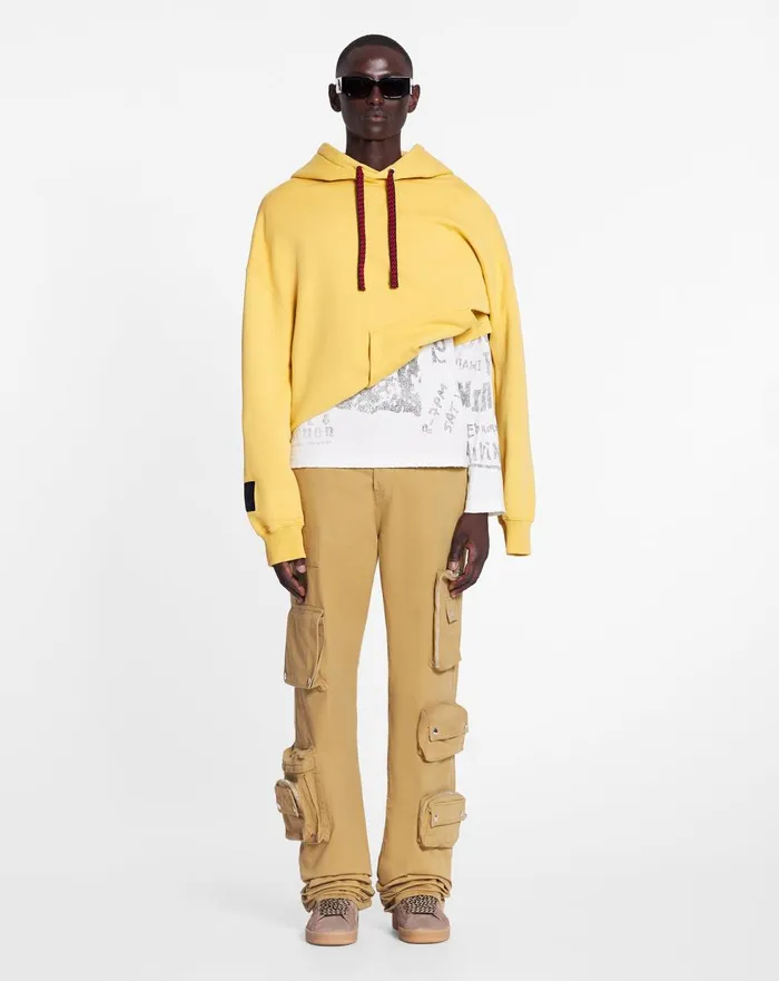 Lanvin X Future Unisex Oversized Curb Laces Corn Men Lanvin Knitwear and Sweatshirts Lanvin X Future Unisex Oversized Curb Laces Corn Men Lanvin Knitwear and Sweatshirts