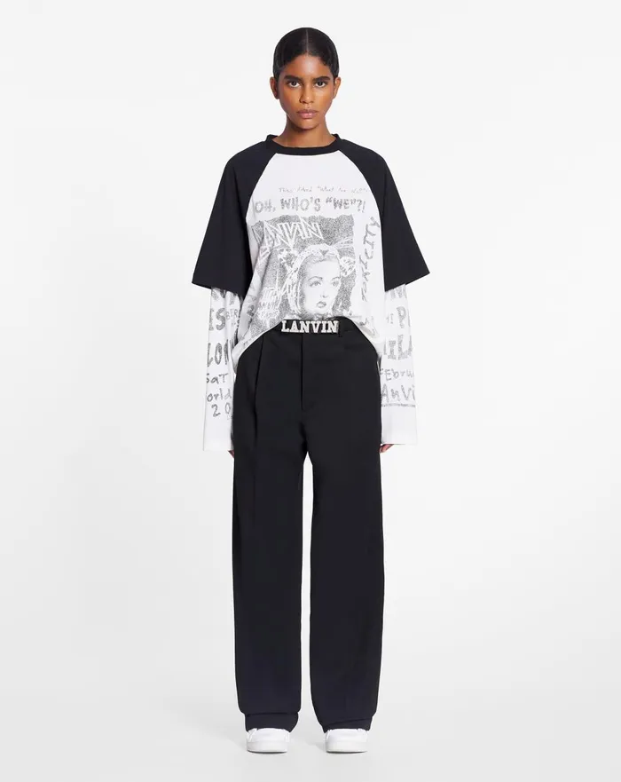 Lanvin X Future Unisex Wideleg Pants Black Men Lanvin Coats and Jackets Lanvin X Future Unisex Wideleg Pants Black Men Lanvin Coats and Jackets