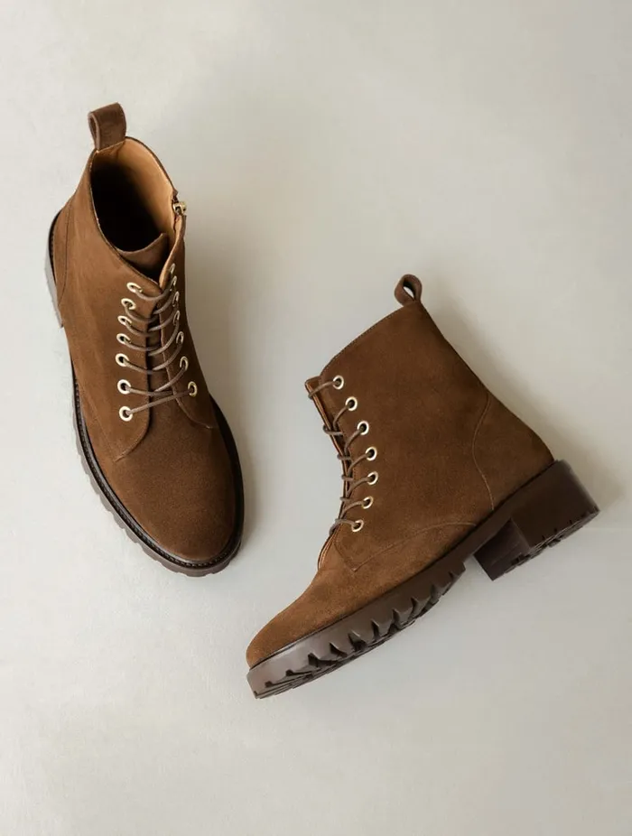 Lara Rockies Brown Women Bobbies Ankle Boots