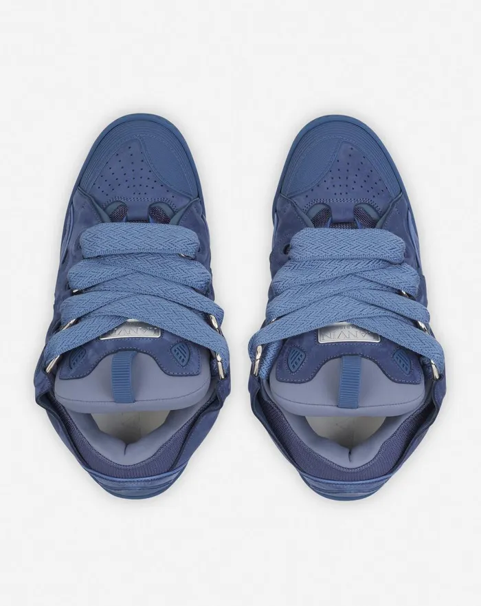 Leather Curb Sneakers Cornflower Men Lanvin Sneakers Leather Curb Sneakers Cornflower Men Lanvin Sneakers
