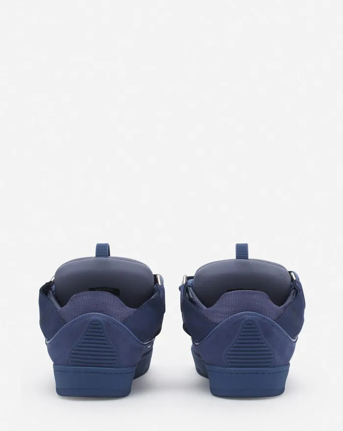 Leather Curb Sneakers Cornflower Men Lanvin Sneakers Leather Curb Sneakers Cornflower Men Lanvin Sneakers