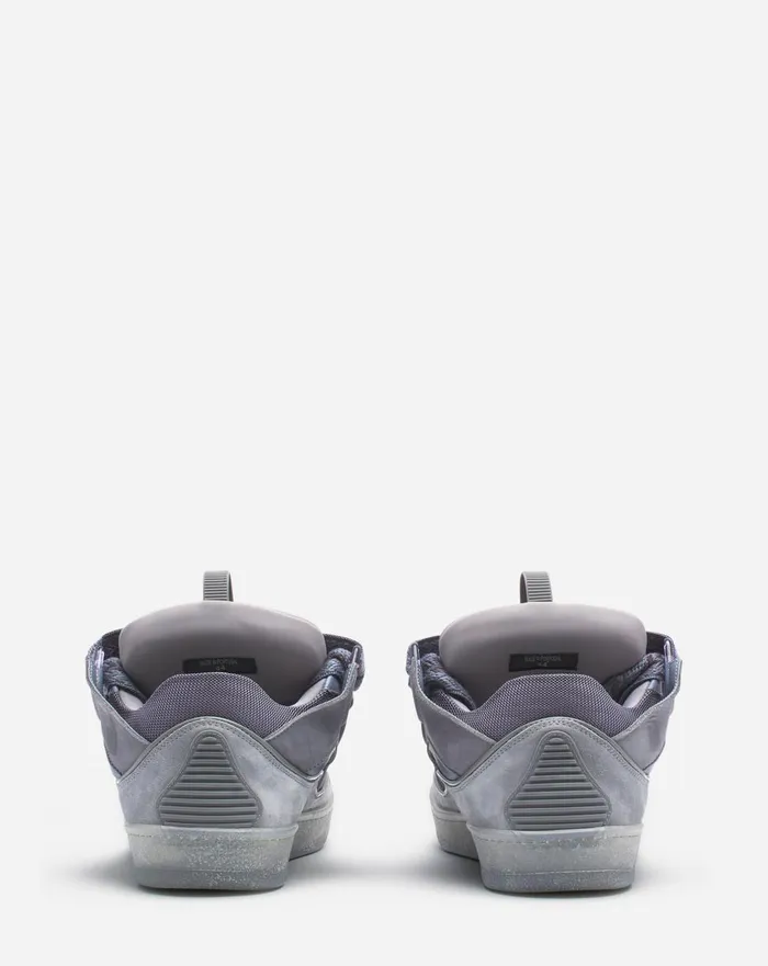 Leather Curb Sneakers Light Grey Women Lanvin Sneakers Leather Curb Sneakers Light Grey Women Lanvin Sneakers