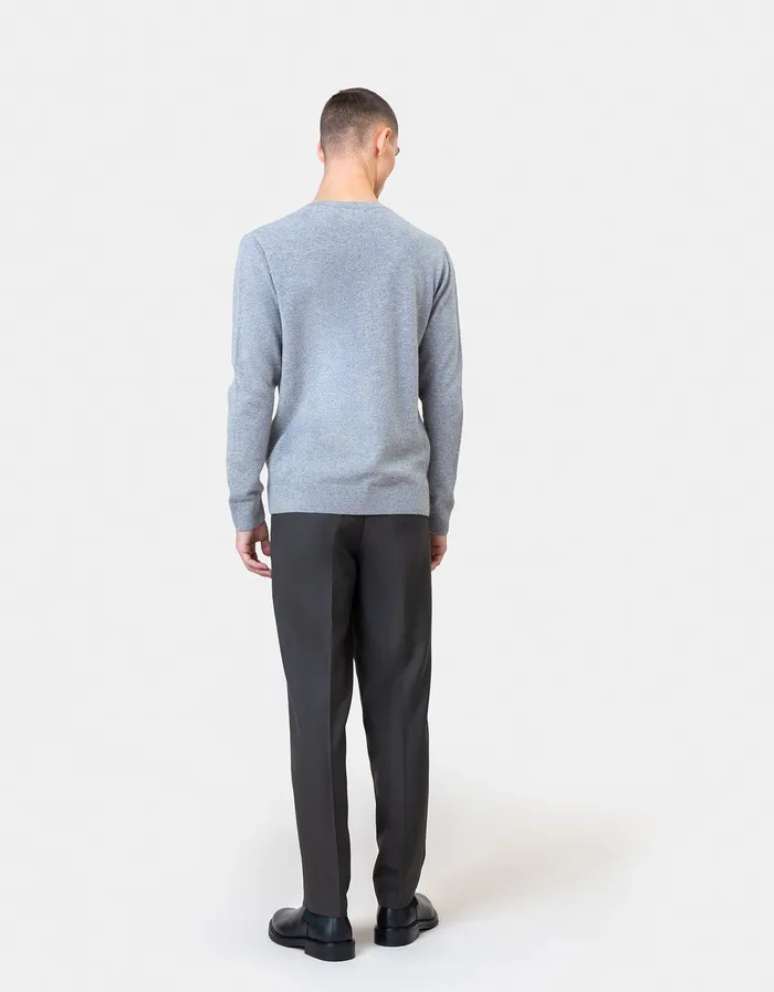 Light Merino Wool Crew 8211 Oxblood Red Men Knit Sweaters Colorfulstandard