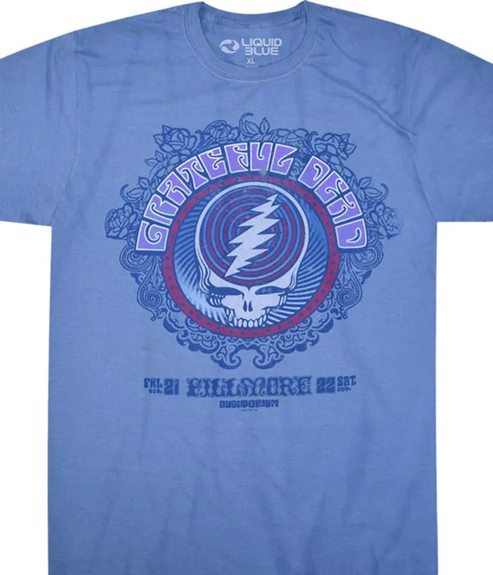 Liquid Blue Athletic TShirt Men Fillmore Blue Athletic TShirt