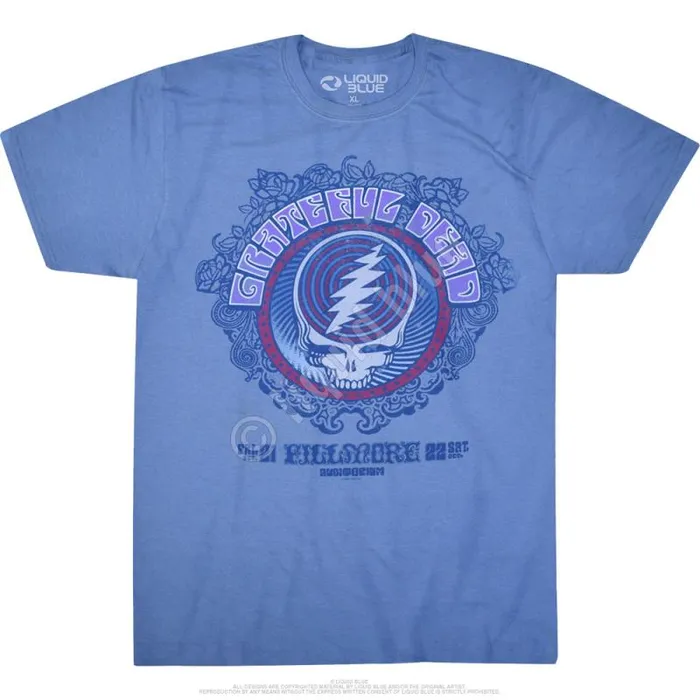 Liquid Blue Athletic TShirt Men Fillmore Blue Athletic TShirt