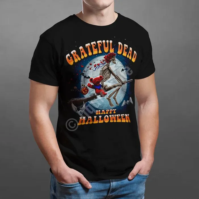 Liquid Blue Athletic TShirt Men Wicked Bertha Black Athletic TShirt