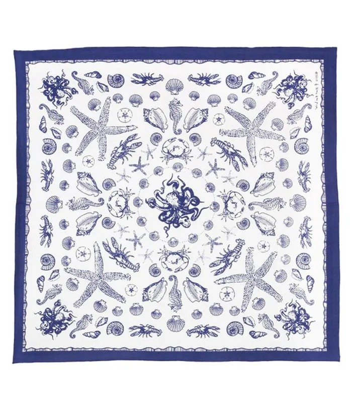 Liquid Blue Bandanas Accessories Sea Creatures Blue Bandana