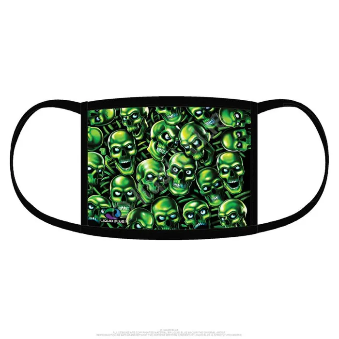 Liquid Blue Face Coverings Accessories Skull Pile Face Covering