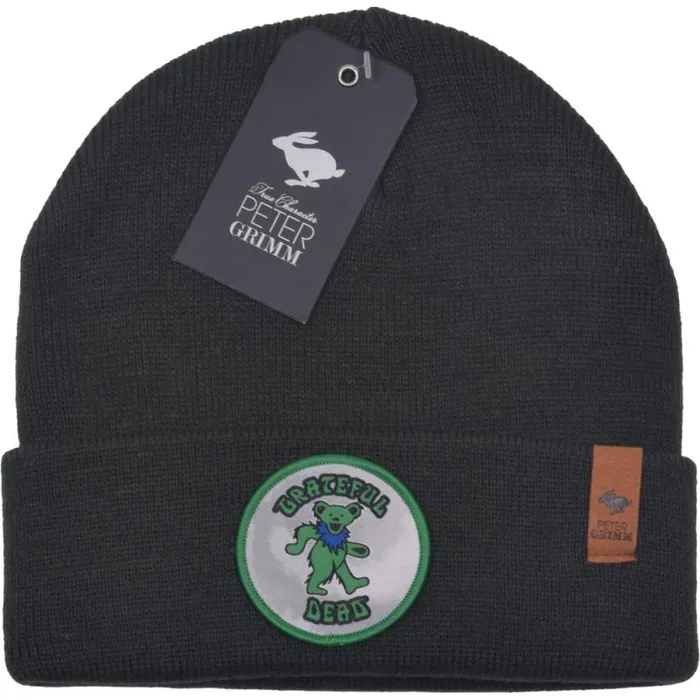 Liquid Blue Hats Accessories Grateful Dead Dancing Bear Green Beanie