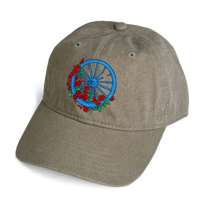 Liquid Blue Hats Accessories Wheel And Roses Hat