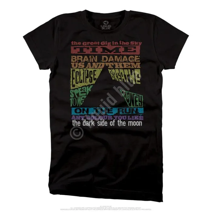 Liquid Blue Juniors Long Length Women Dark Side Tracks Black Juniors Long Length TShirt Liquid Blue Juniors Long Length Women Dark Side Tracks Black Juniors Long Length TShirt