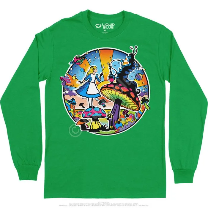 Liquid Blue Long Sleeve Men Alice Mod Long Sleeve TShirt