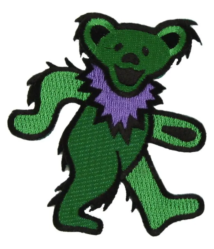 Liquid Blue Patches Accessories GD Dancing Bear Green Patch